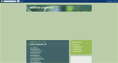 Desktop Screenshot of northencompanieslist.blogspot.com