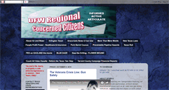 Desktop Screenshot of dfwregionalconcernedcitizens.blogspot.com