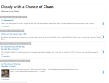 Tablet Screenshot of cloudywithachanceofchaos.blogspot.com
