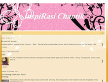 Tablet Screenshot of inspirasichantik.blogspot.com
