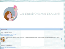 Tablet Screenshot of losdescubrimientosdeandrea.blogspot.com