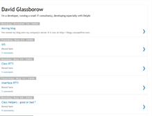 Tablet Screenshot of davidglassborow.blogspot.com