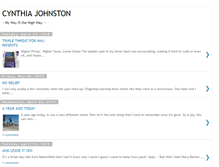 Tablet Screenshot of cynthiajohnston.blogspot.com