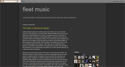 Desktop Screenshot of fleetmusic.blogspot.com
