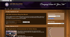 Desktop Screenshot of lrswebsolutions.blogspot.com