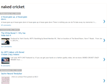 Tablet Screenshot of nakedcricket.blogspot.com