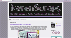 Desktop Screenshot of karenscraps.blogspot.com