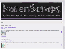 Tablet Screenshot of karenscraps.blogspot.com