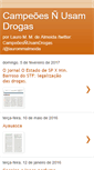 Mobile Screenshot of oscampeoesnaousamdrogas.blogspot.com