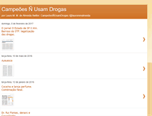 Tablet Screenshot of oscampeoesnaousamdrogas.blogspot.com