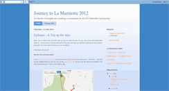 Desktop Screenshot of lamarmotte2012.blogspot.com