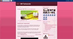 Desktop Screenshot of gmtaekwondo.blogspot.com