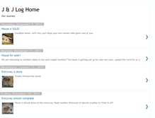 Tablet Screenshot of jandjloghome.blogspot.com