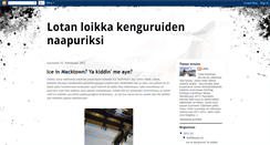 Desktop Screenshot of lotanloikka.blogspot.com