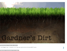 Tablet Screenshot of gardnersdirt.blogspot.com