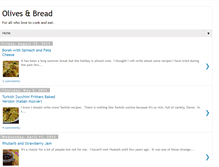 Tablet Screenshot of olivesandbread.blogspot.com