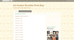 Desktop Screenshot of hotamateurbrunettes.blogspot.com