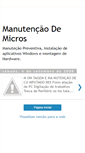 Mobile Screenshot of manutencaomicros2008.blogspot.com