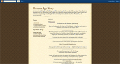 Desktop Screenshot of human-age-story.blogspot.com