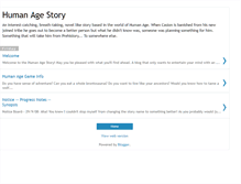 Tablet Screenshot of human-age-story.blogspot.com