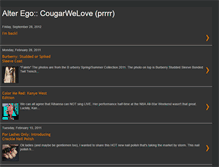 Tablet Screenshot of cougarwelove.blogspot.com