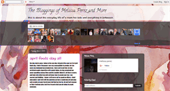 Desktop Screenshot of melissaperez84.blogspot.com