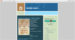 Desktop Screenshot of leentjeleest.blogspot.com