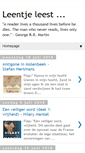 Mobile Screenshot of leentjeleest.blogspot.com