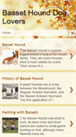 Mobile Screenshot of basset-hound-dog-lovers.blogspot.com