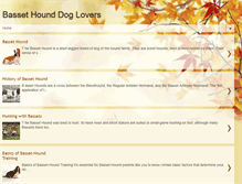 Tablet Screenshot of basset-hound-dog-lovers.blogspot.com