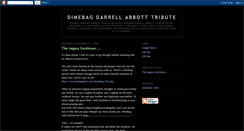 Desktop Screenshot of dimebagdarrelltribute.blogspot.com