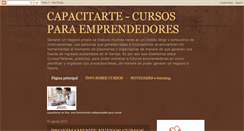 Desktop Screenshot of capacitarte-cursos.blogspot.com