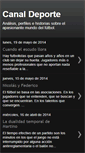 Mobile Screenshot of canaldeporte.blogspot.com