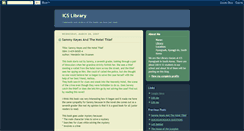 Desktop Screenshot of icslibrary.blogspot.com