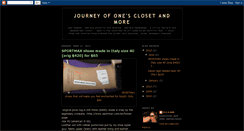 Desktop Screenshot of journeyofonescloset.blogspot.com