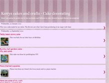 Tablet Screenshot of kerrryscakesandcrafts.blogspot.com