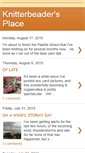 Mobile Screenshot of knitterbeader.blogspot.com