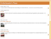 Tablet Screenshot of knitterbeader.blogspot.com