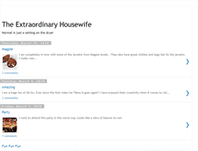 Tablet Screenshot of extraordinaryhousewife.blogspot.com