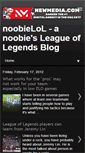 Mobile Screenshot of noobielol.blogspot.com