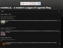 Tablet Screenshot of noobielol.blogspot.com