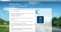Desktop Screenshot of defensapetrov.blogspot.com