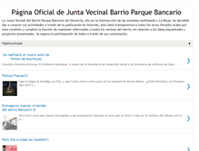 Tablet Screenshot of jvparquebancario.blogspot.com