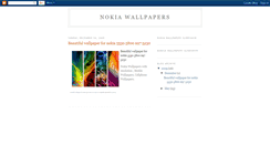 Desktop Screenshot of nokiawallpapers.blogspot.com