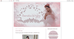 Desktop Screenshot of benditalahora.blogspot.com