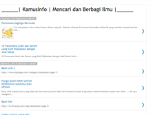 Tablet Screenshot of kamusinfo.blogspot.com