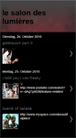Mobile Screenshot of lesalondeslumieres.blogspot.com