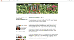 Desktop Screenshot of christinescottage.blogspot.com