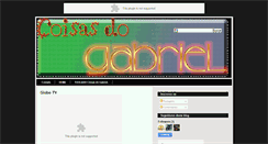 Desktop Screenshot of coisas-do-gabriel.blogspot.com