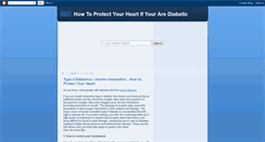 Desktop Screenshot of diabetic-heart-disease-prevention.blogspot.com